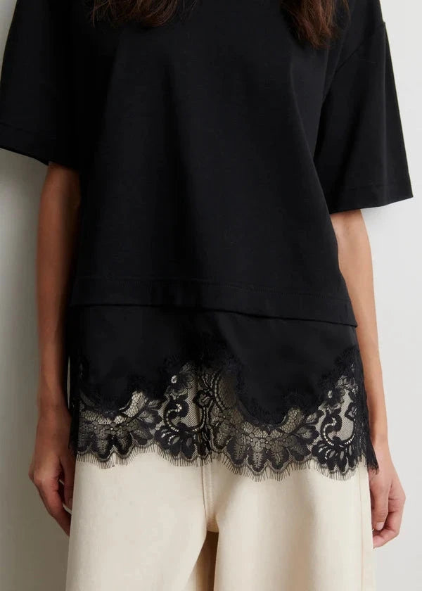 Vaccara Lace Tee | Second Female T-Shirt Second Female