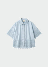 Embroidered Poplin Shirt | Indi & Cold