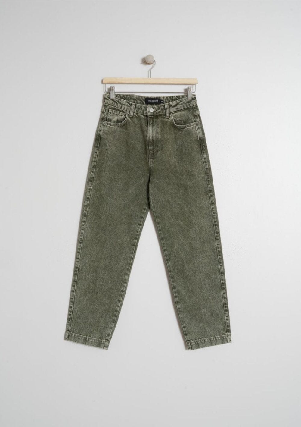 Washed Effect Khaki Jeans | Indi & Cold Jeans Indi & Cold