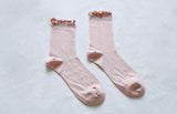 Women's Ruffle Mesh Cotton Socks Socks Happy Knits