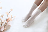 Women's Ruffle Mesh Cotton Socks Socks Happy Knits