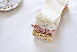 Women's Ruffle Mesh Cotton Socks Socks Happy Knits