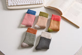 Women's Striped Cotton Socks - Soft, Breathable & Stylish Happy Knits