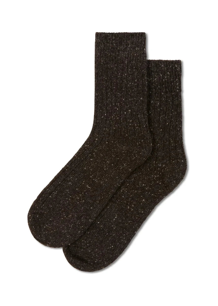 Wool Men's Rib Sock | Chalk Socks Chalk