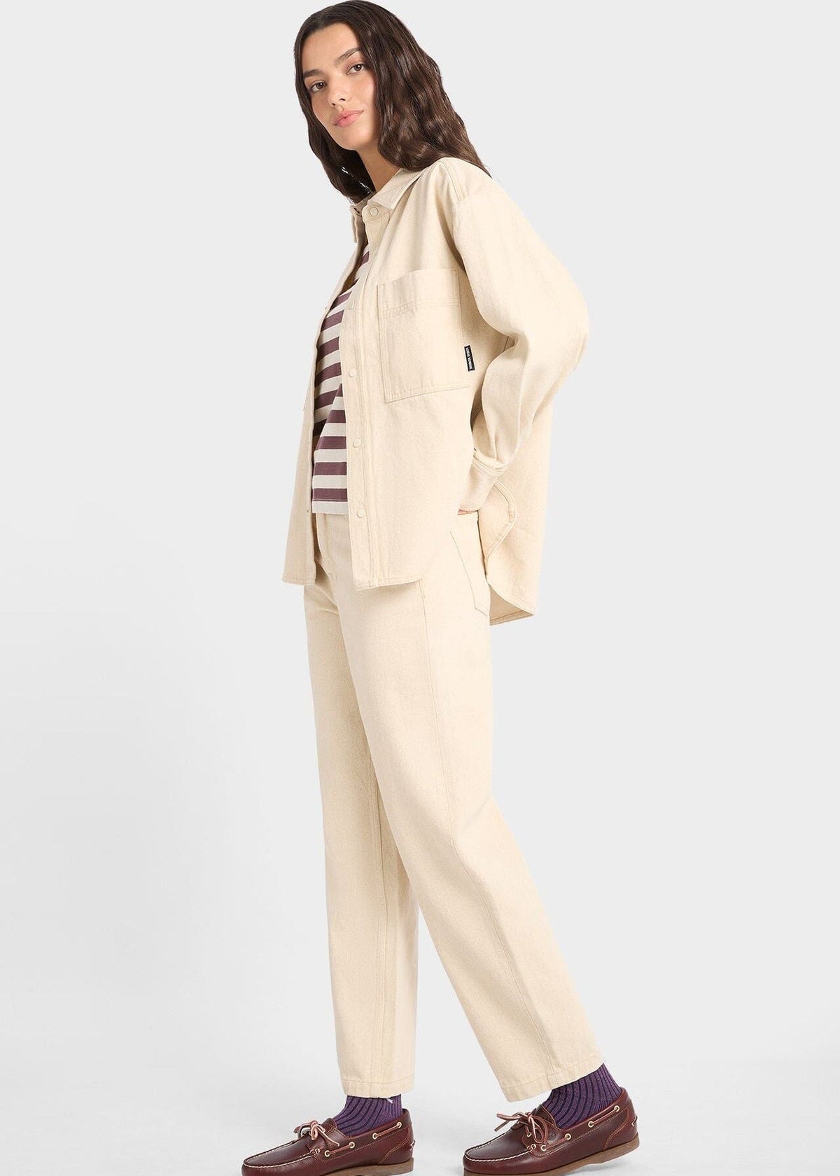 Zain Overshirt Jacket | Natural | Loreak Mendian Jacket Loreak Mendian