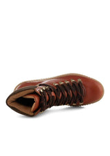 Agda Red Brown Leather Boot | Shoe The Bear Boots Shoe The Bear