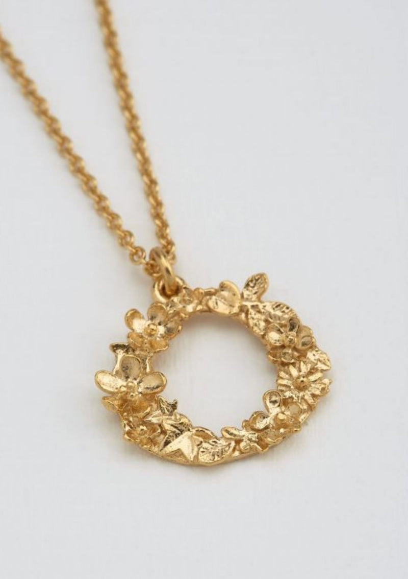 Floral Letters Gold Plated | Alex Monroe Necklace Alex Monroe