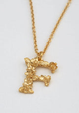 Floral Letters Gold Plated | Alex Monroe Necklace Alex Monroe