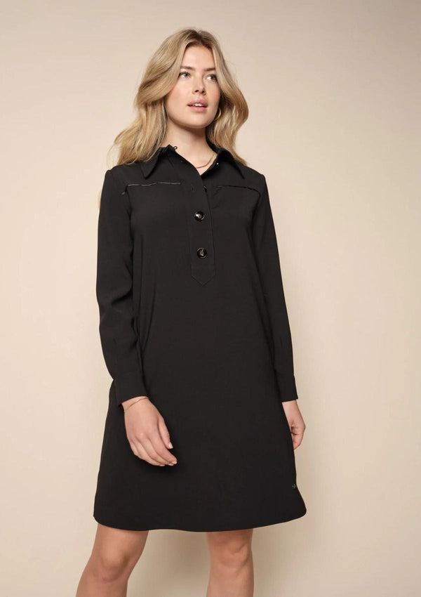 Black Detailed Dress | Caily Leia Dress | Mos Mosh Dress MOS MOSH