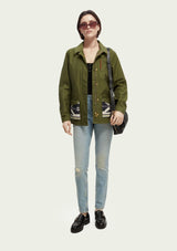 Embroidered Field Jacket | Scotch & Soda Jacket Scotch & Soda