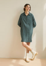 Collared Gingham Dress | Yerse | 37811 Dress Yerse