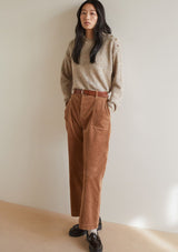 Cropped Corduroy Trousers | Yerse | 37822 Trousers Yerse