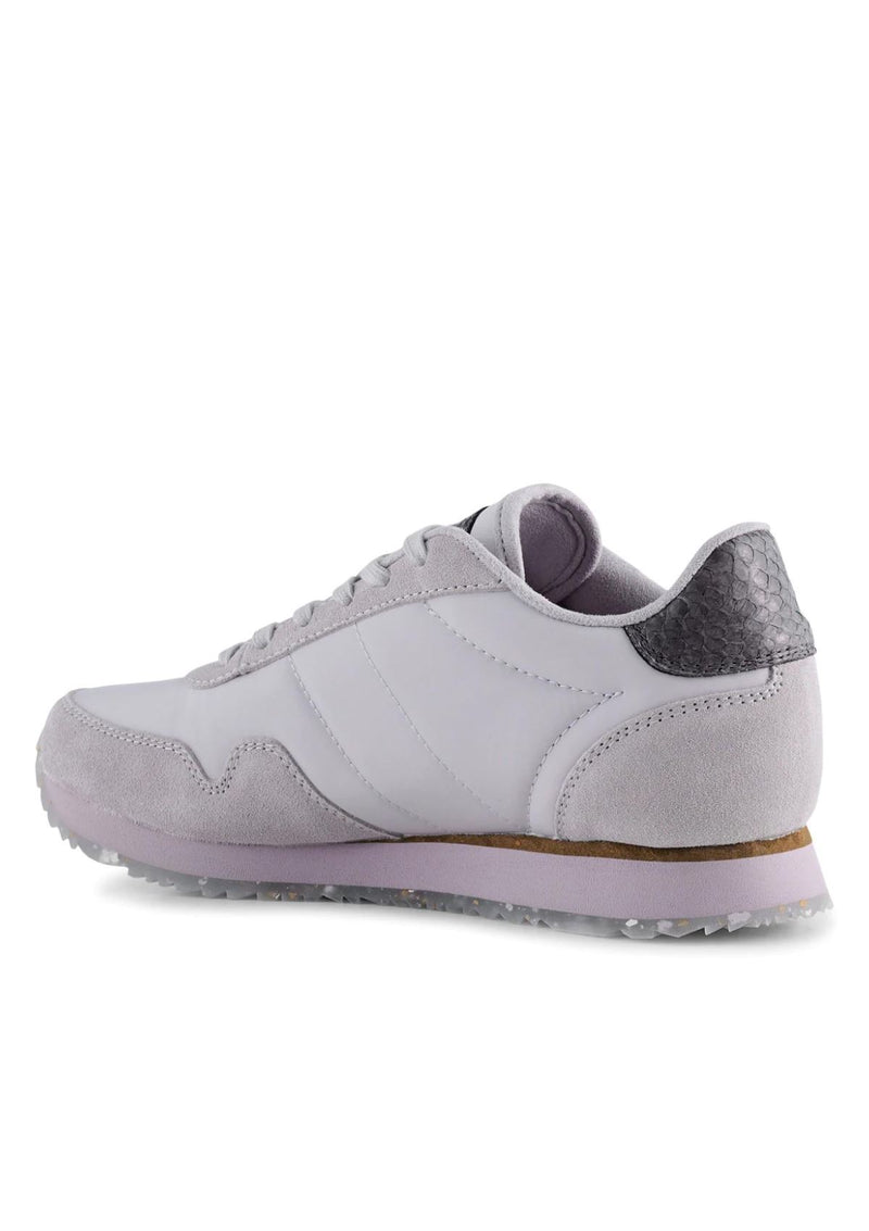Nora III Leather | Lilac Marble | Woden Trainers WODEN