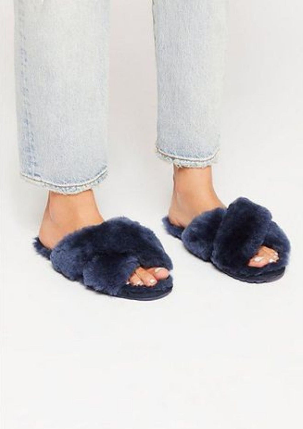 Mayberry Fluffy Slipper Natural Ivory EMU Australia – Eighty Seven
