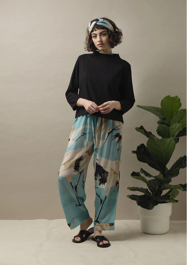 One Hundred Stars Stork Palazzo Pants Trousers One Hundred Stars