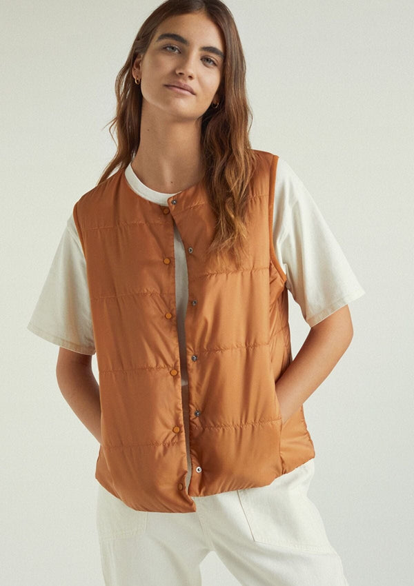 100% Recycled Polyester Quilted Vest | 38603 | Yerse Jacket Yerse