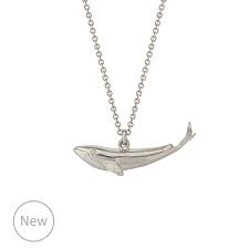 Alex Monroe Baby Blue Whale Necklace Necklace Alex Monroe