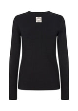 Cotton Ribbed Long Sleeve Top | Levete Room Long Sleeve T-Shirt Levete Room