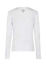 Cotton Ribbed Long Sleeve Top | Levete Room Long Sleeve T-Shirt Levete Room