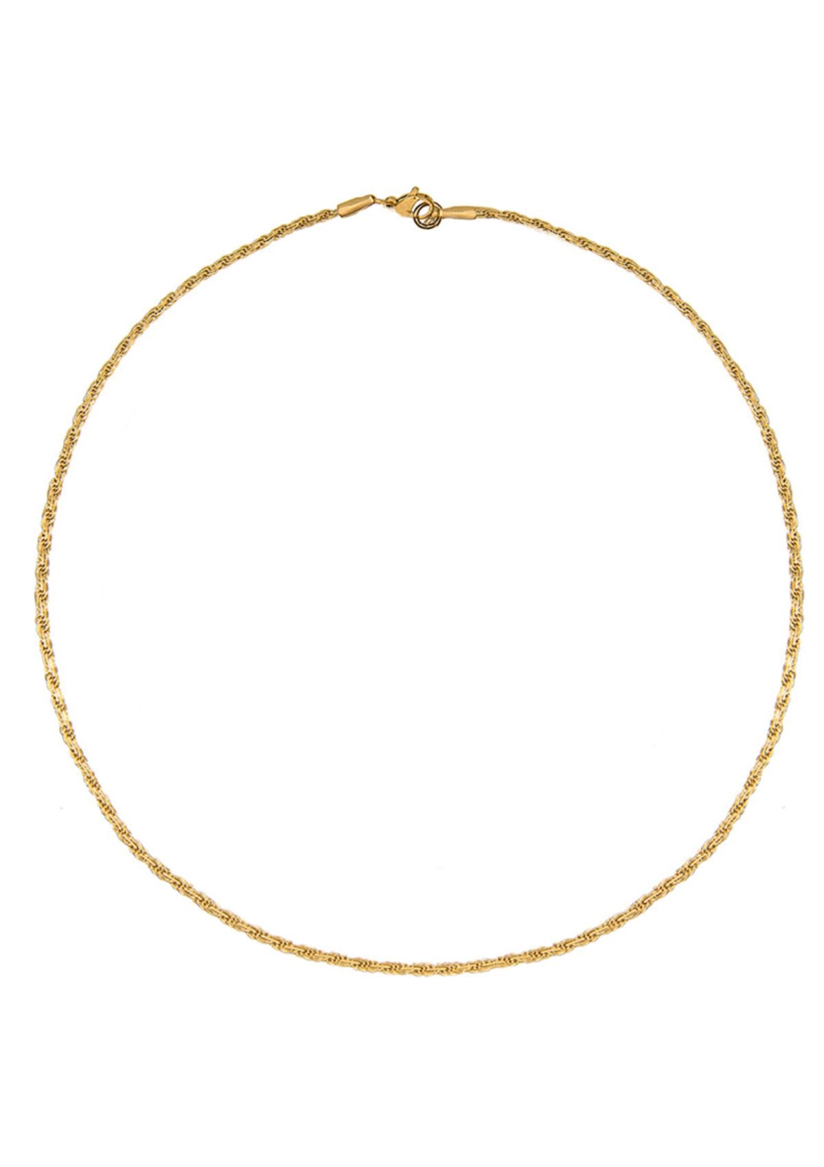 Delicate Rope Chain Necklace | Weathered Penny Necklace A Weathered Penny