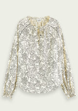 Easy Monochrome Blouse | Scotch & Soda Blouse Scotch & Soda