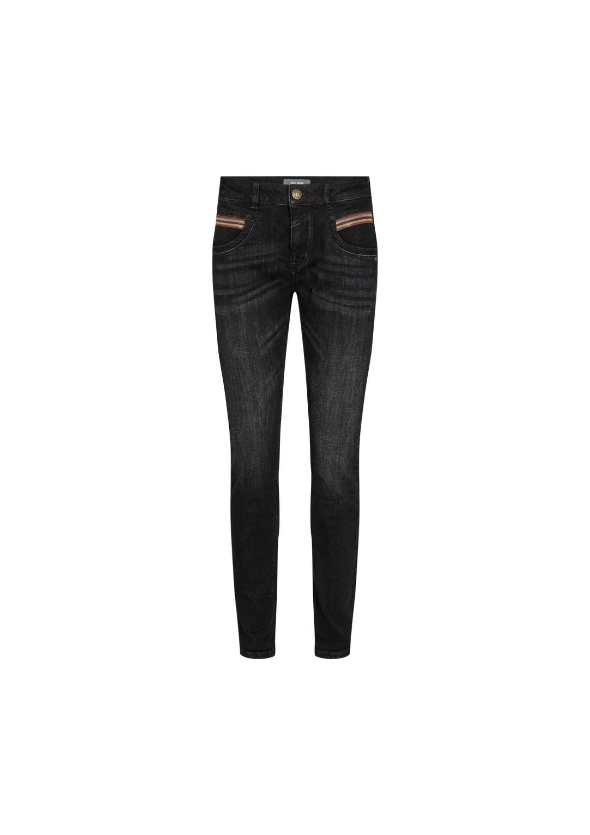 Naomi Chain Brushed Jeans | Mos Mosh Jeans MOS MOSH