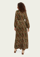 Printed Wrap-over Maxi Dress | Scotch & Soda Dress Scotch & Soda