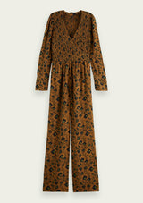 Smocked Printed Jumpsuit | Scotch & Soda Jumpsuit Scotch & Soda