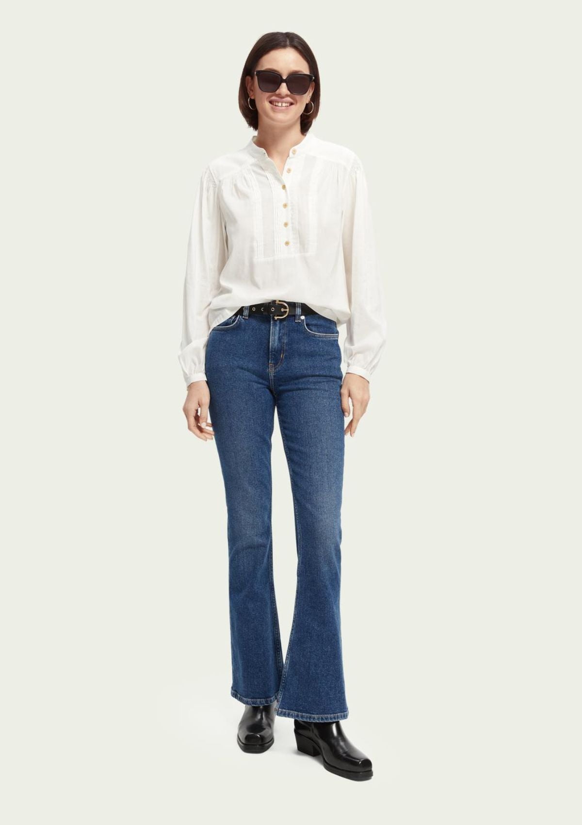 The Charm High Rise Flared Jeans | Scotch & Soda Jeans Scotch & Soda