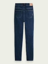 High Rise Deep Indigo Skinny Jeans | The Line | Scotch & Soda | 167043 Jeans Scotch & Soda